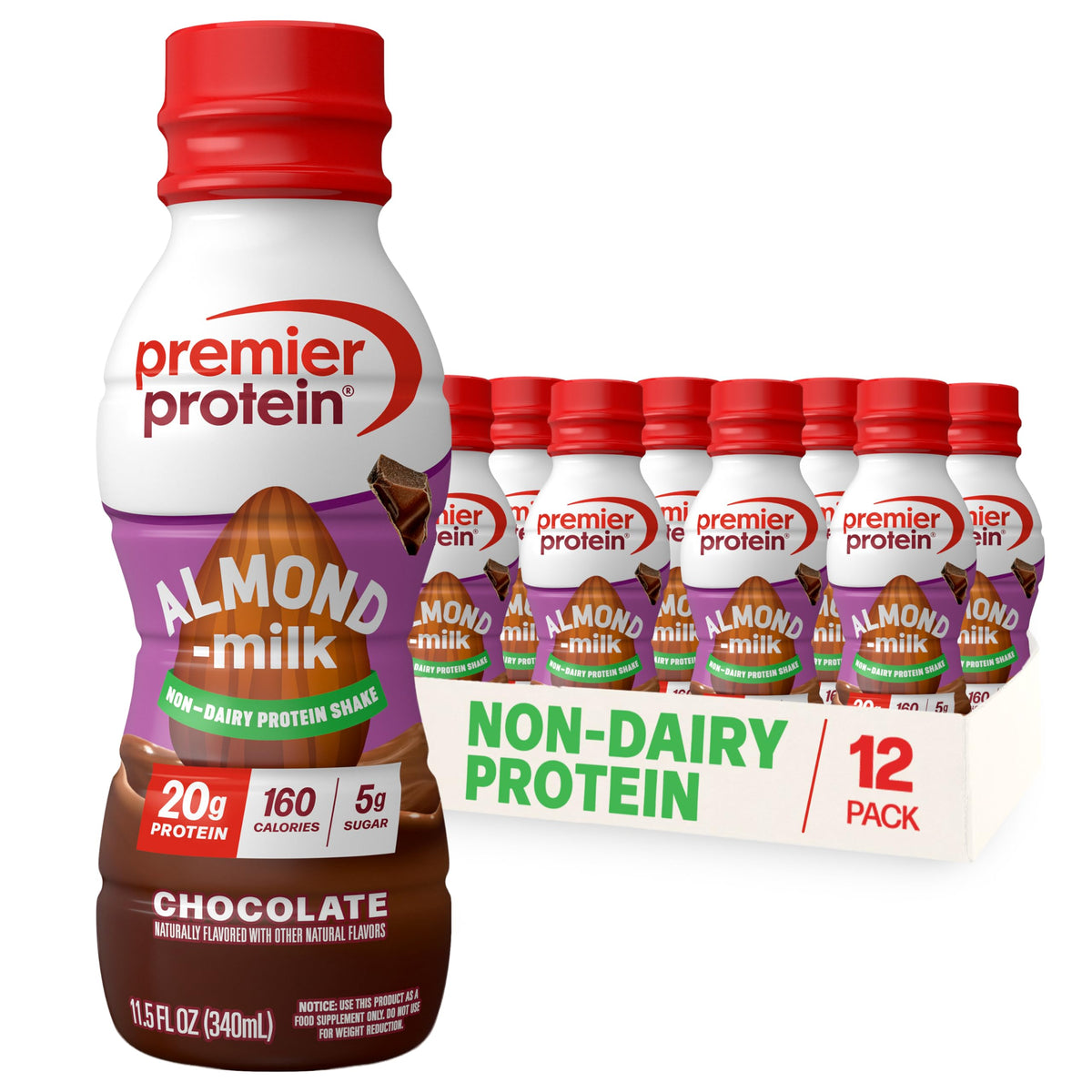 Chocolate Almondmilk Protein Shake 12 Pack M127