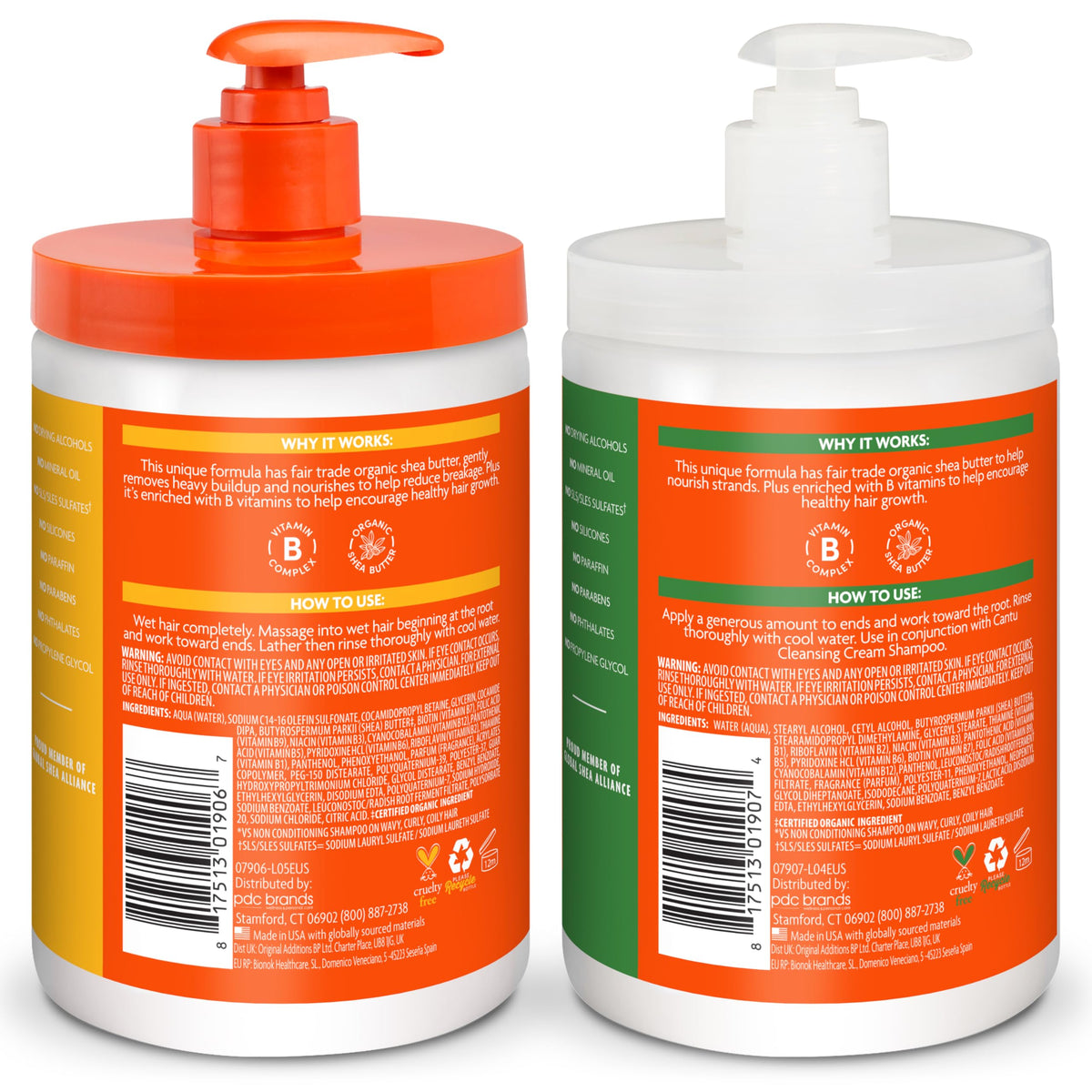 Shea Butter Shampoo & Conditioner Pack of 2 V505097