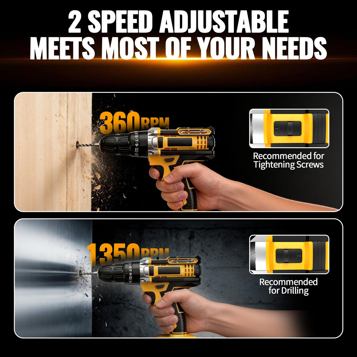 21V Cordless Drill Driver with 2 Batteries Z22631