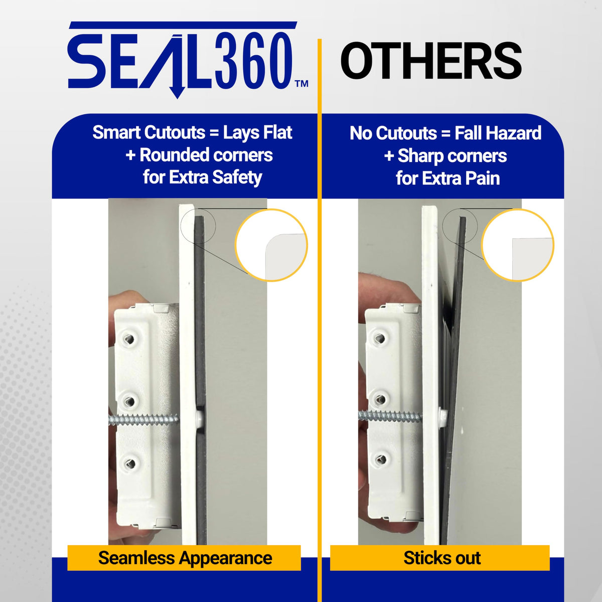 Magnetic Vent Covers 3-Pack 5.5" X 14" White K94406