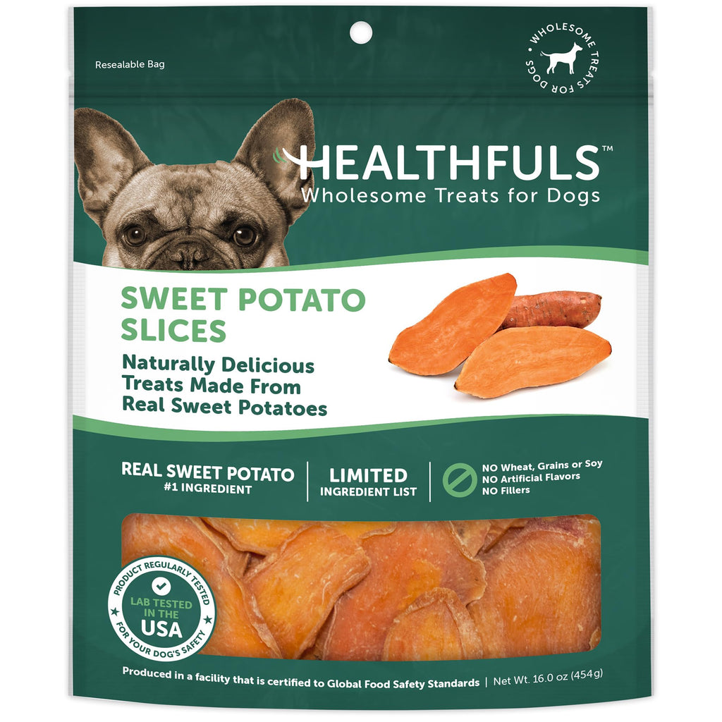 Dried Sweet Potato Slices Dog Treats 16 oz W115702