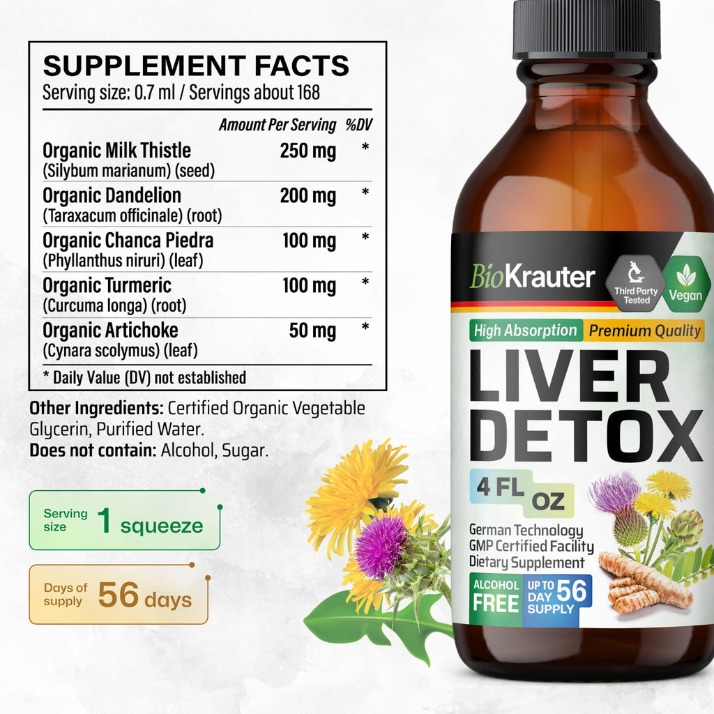 Liver Support 60 Gummies & Liver Detox Tincture 4 Fl. Oz. N431274