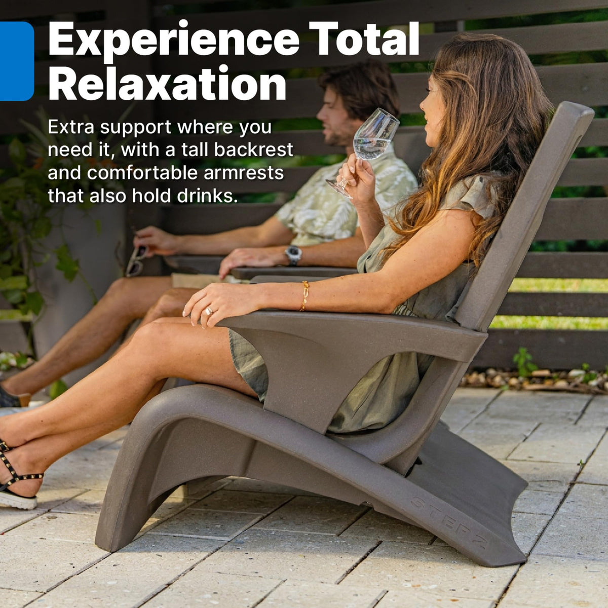Dark Cedar Adirondack Chair T10069