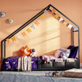 Twin Size Metal Floor Bed Frame O73239