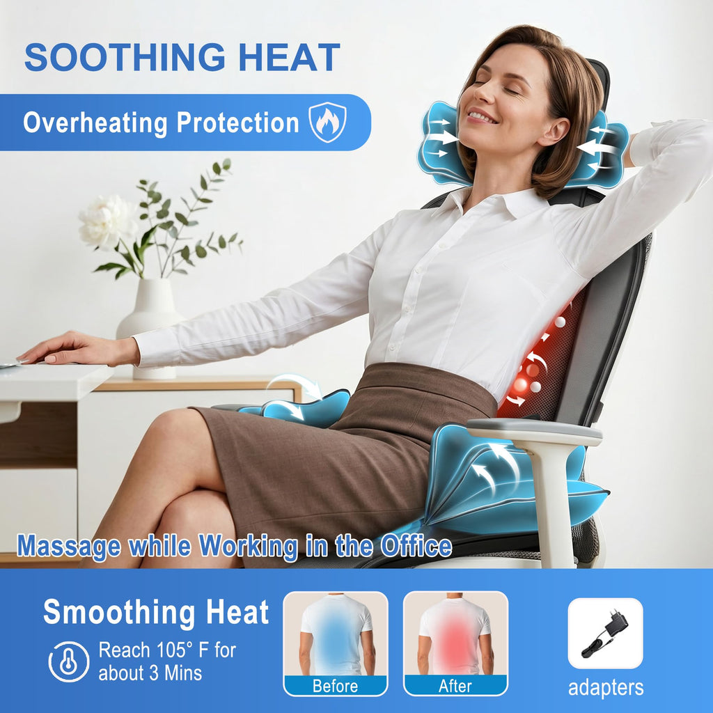 Shiatsu Massage Cushion with Heat E10297