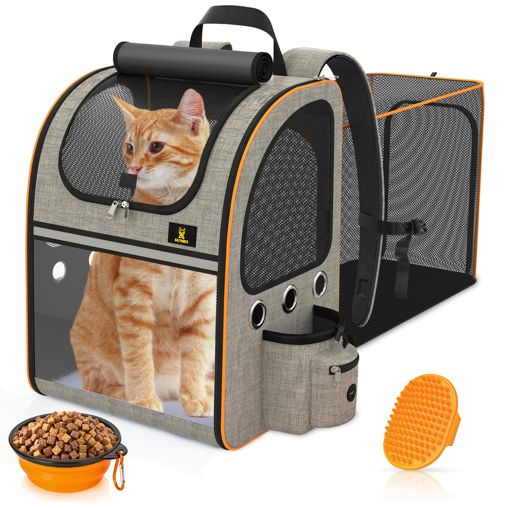 Expandable Breathable Mesh Cat Backpack Carrier B62251