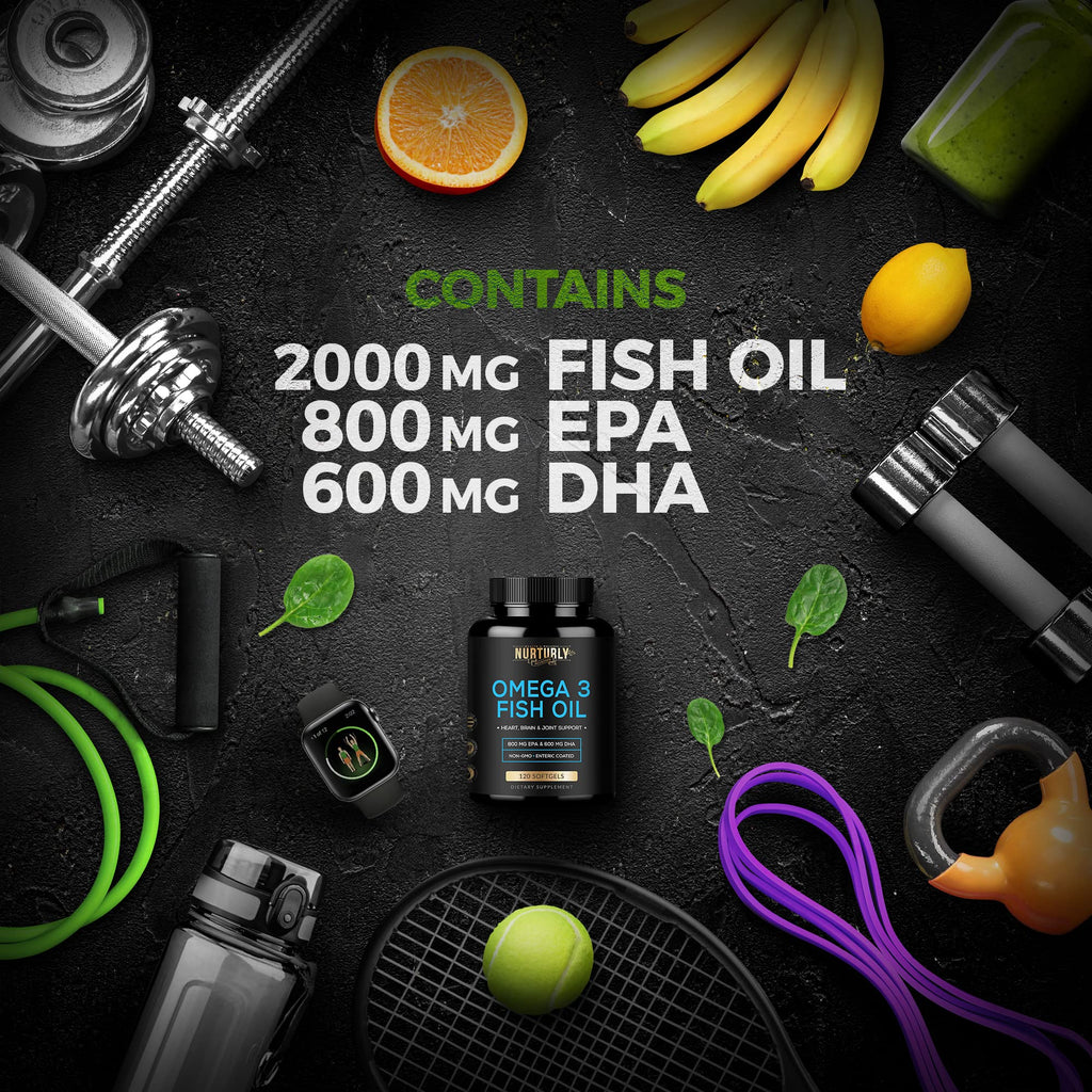 Omega 3 Fish Oil 2000mg 120 Softgels M3519