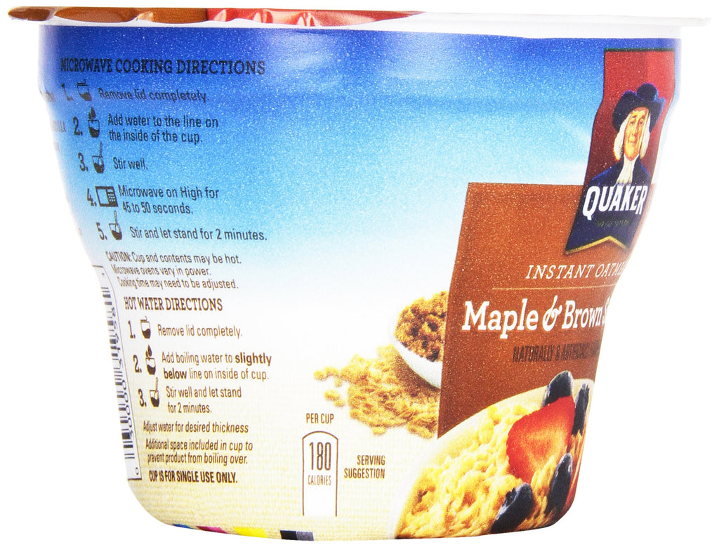 Instant Oatmeal Maple Brown Sugar 1.69 Oz Pack of 5 J3967