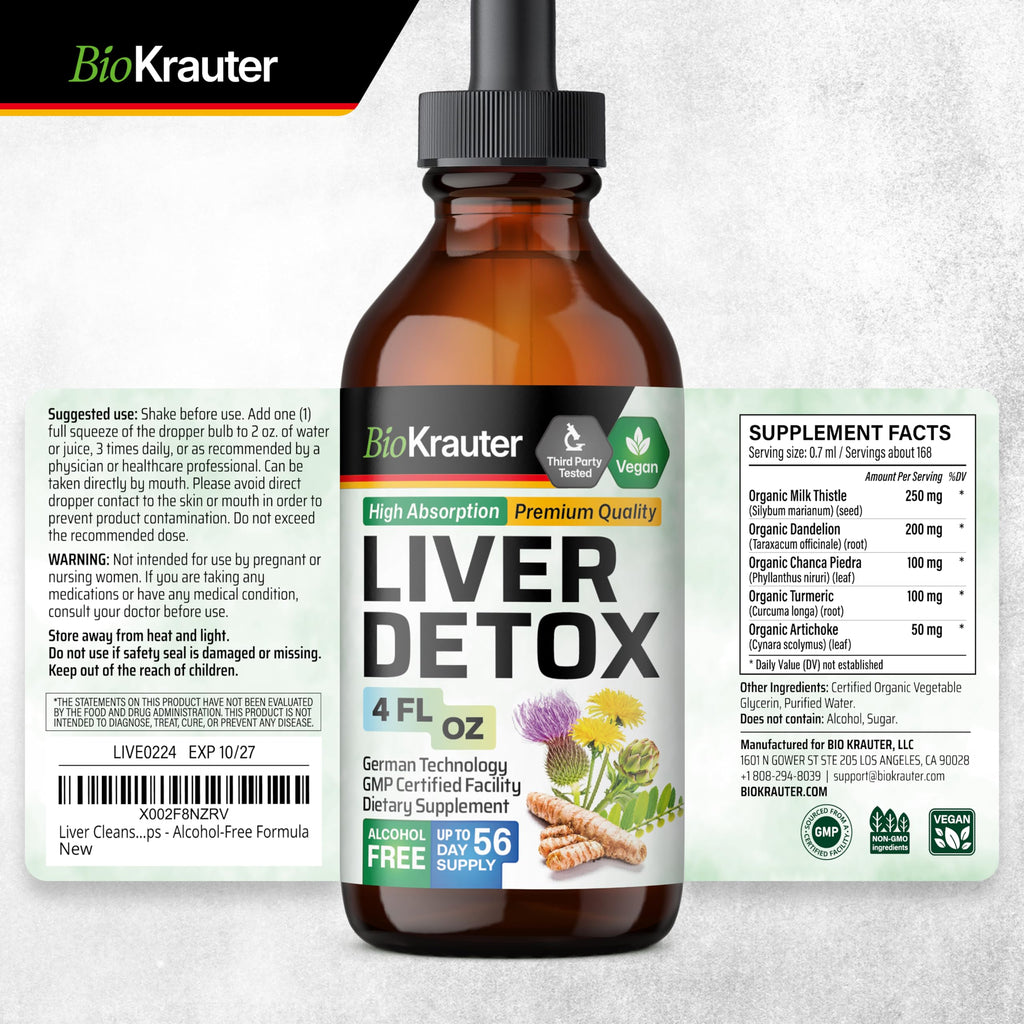 Liver Support 60 Gummies & Liver Detox Tincture 4 Fl. Oz. N431274