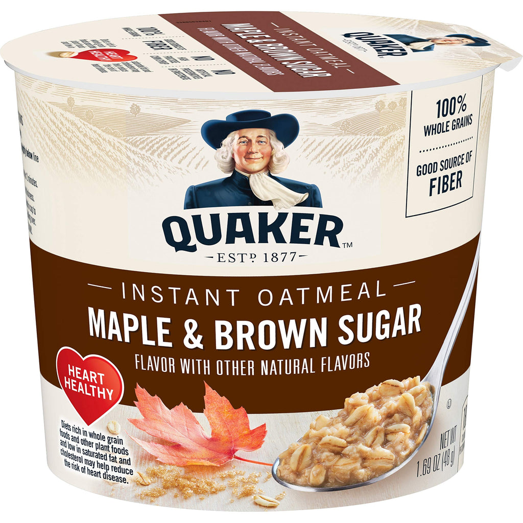 Instant Oatmeal Maple Brown Sugar 1.69 Oz Pack of 5 J3967