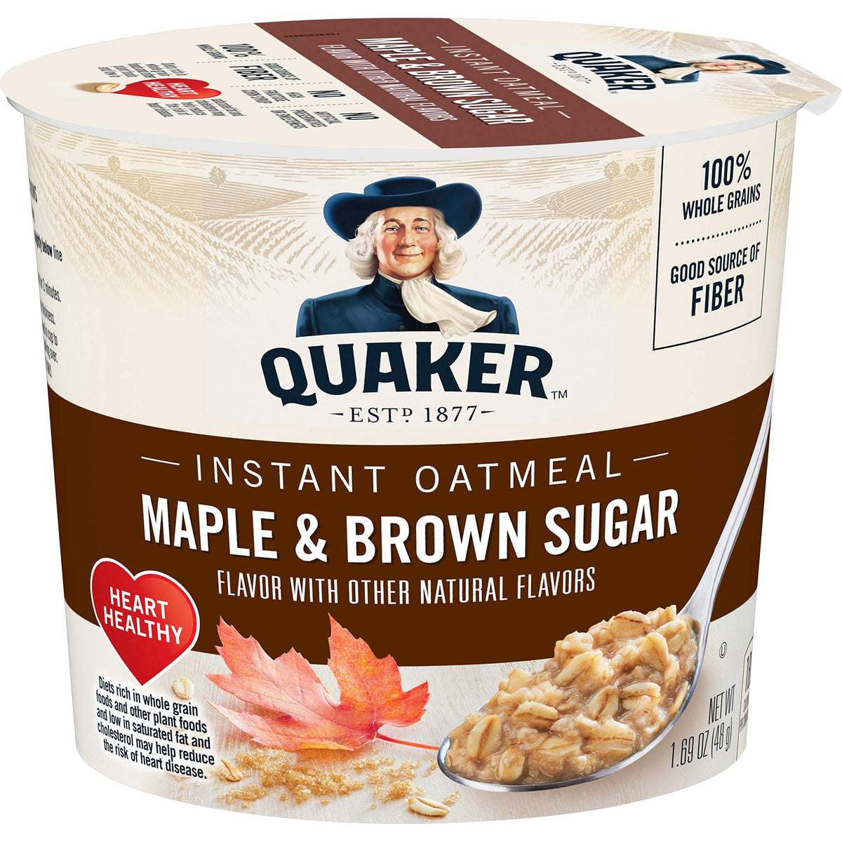 Instant Oatmeal Maple Brown Sugar 1.69 Oz Pack of 5 J3967