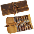 Leather Tool Roll Up Pouch D805476